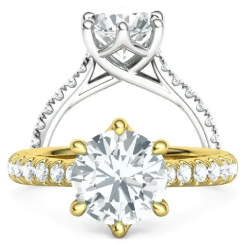 טבעת יהלום סוליטר