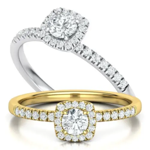 טבעת אירוסין היילו קושן