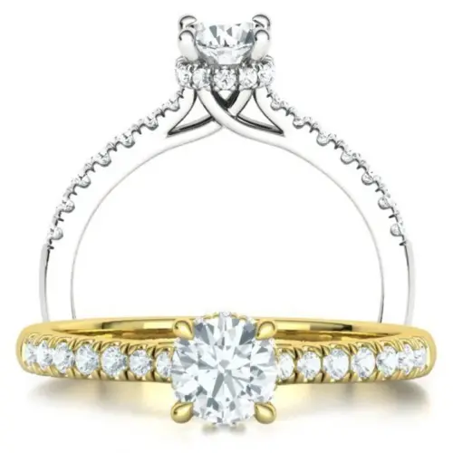 טבעת יהלום עומדת גבוה