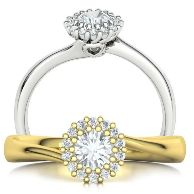 טבעת אירוסין עדינה וינטאג'