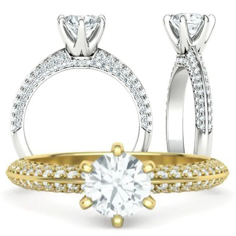 טבעות אירוסין יוקרתית פאווה