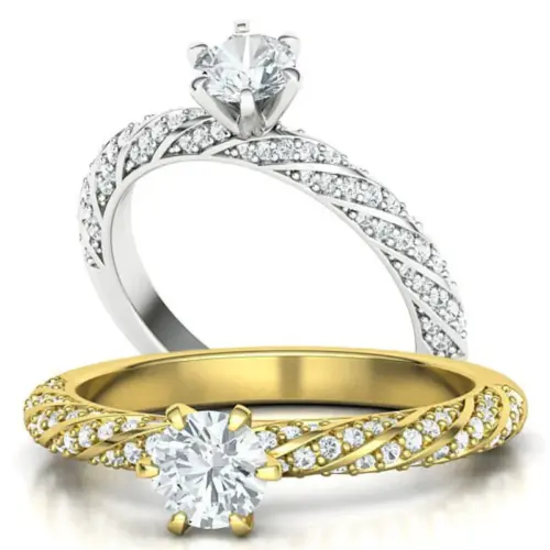 טבעת אירוסין מעוצבת