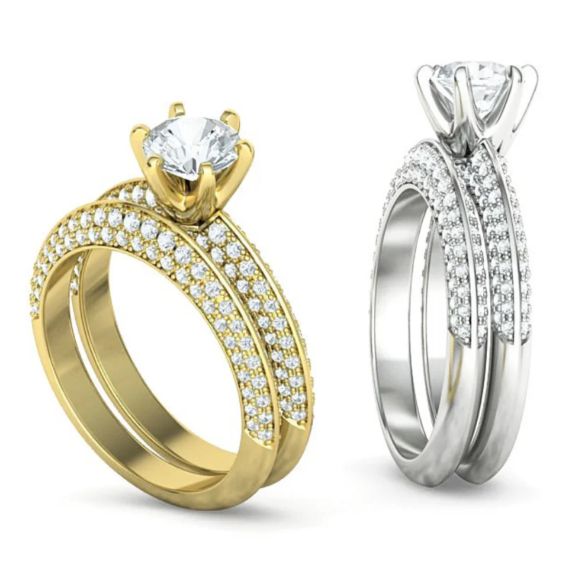 טבעות אירוסין יוקרתית פאווה