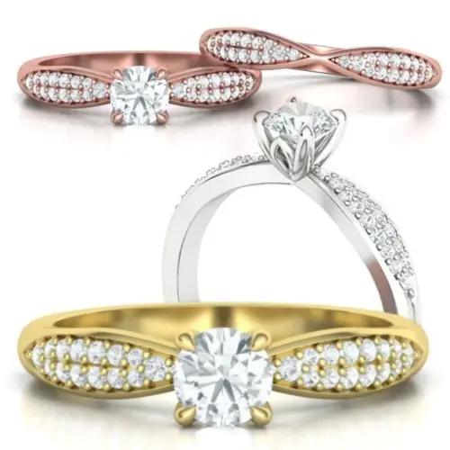 טבעת אירוסין יוקרתית