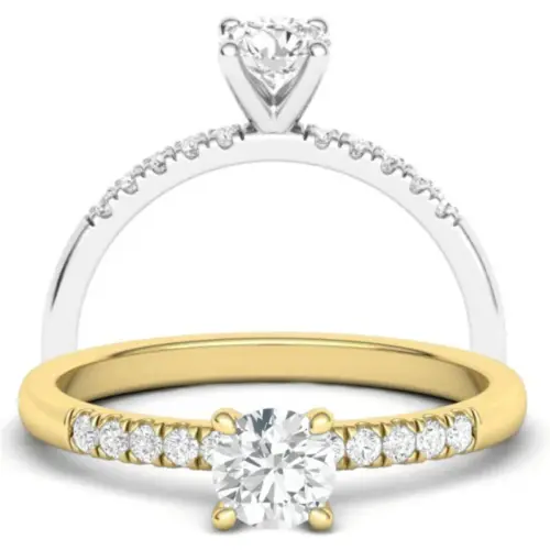 טבעת קלאסית להצעת נישואין