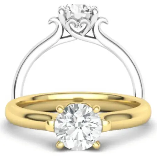 טבעת אירוסין ארט דקו