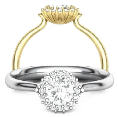 טבעת אירוסין דיאנה וינטאג'