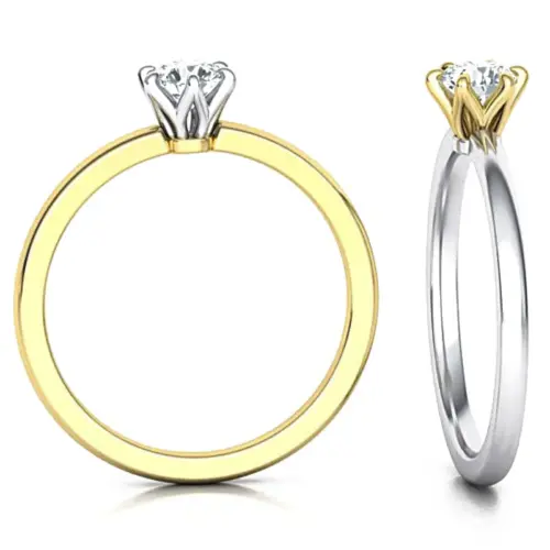 טבעת אירוסין פשוטה