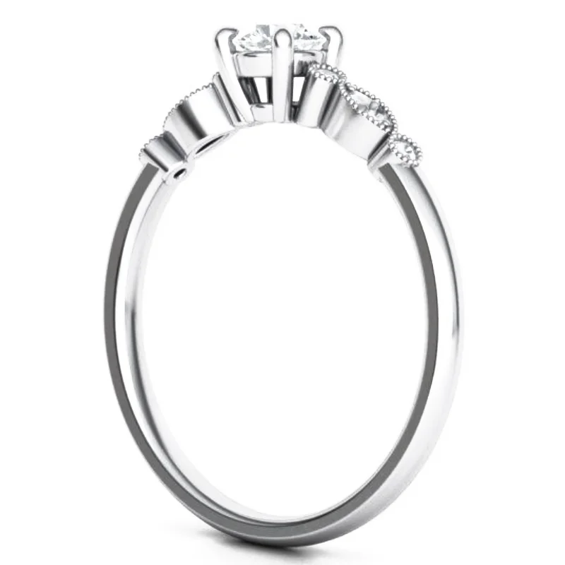 טבעת אירוסין מיליגריין Milgrain – תמונה 2