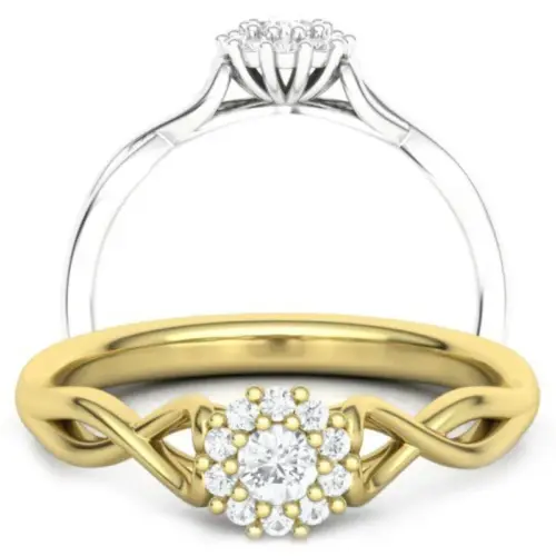 טבעת אירוסין אירופאית וינטאג'