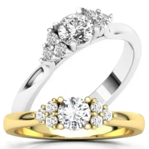 טבעת אירוסין וינטאג' קלאסית