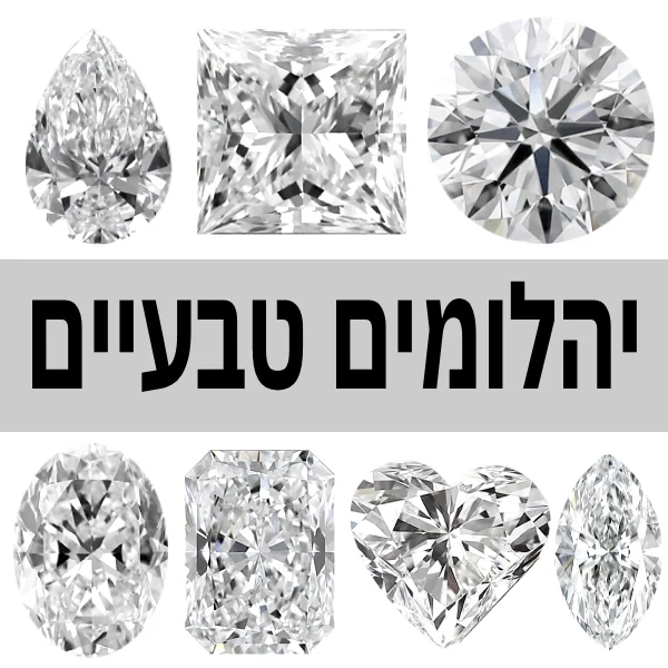 יהלומים טבעיים למכירה